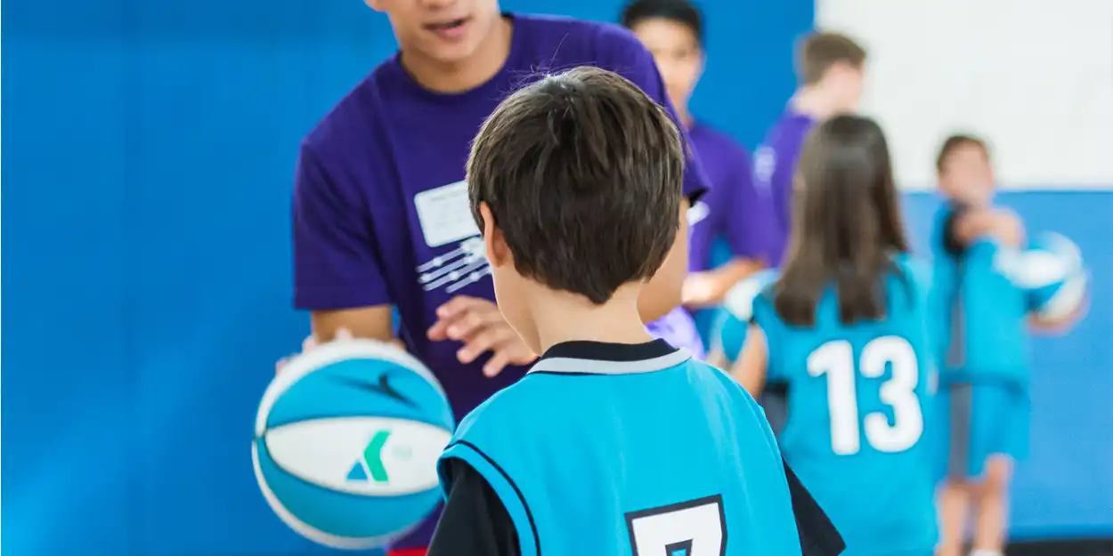 image of participant playing basketball