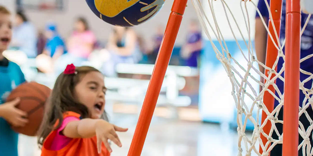 image of participant playing basketball