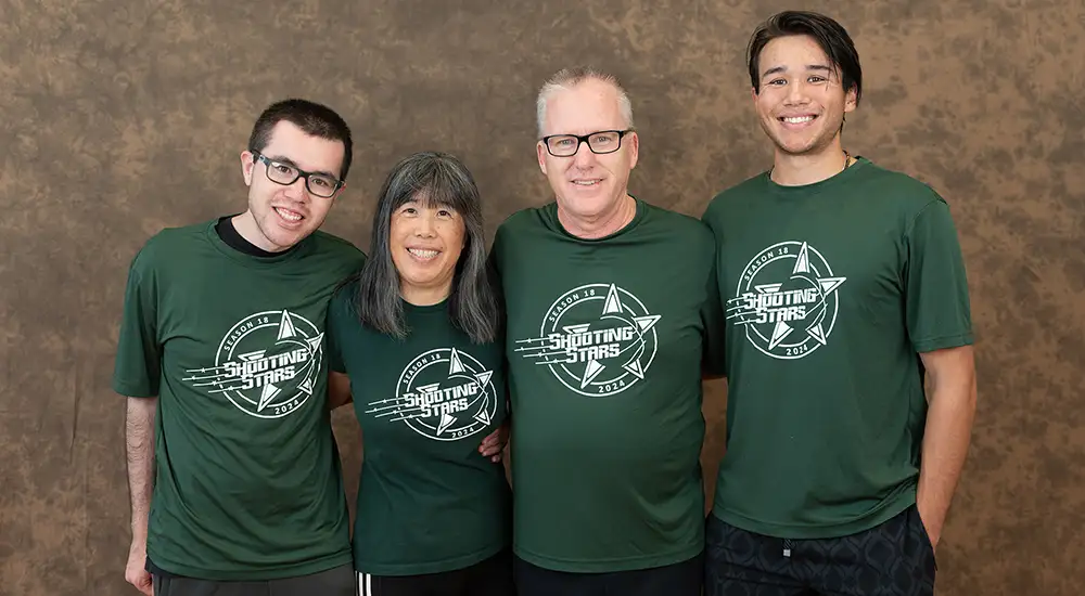 photo of the Clark family